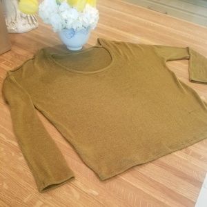 Old navy olive open back detail sweater.